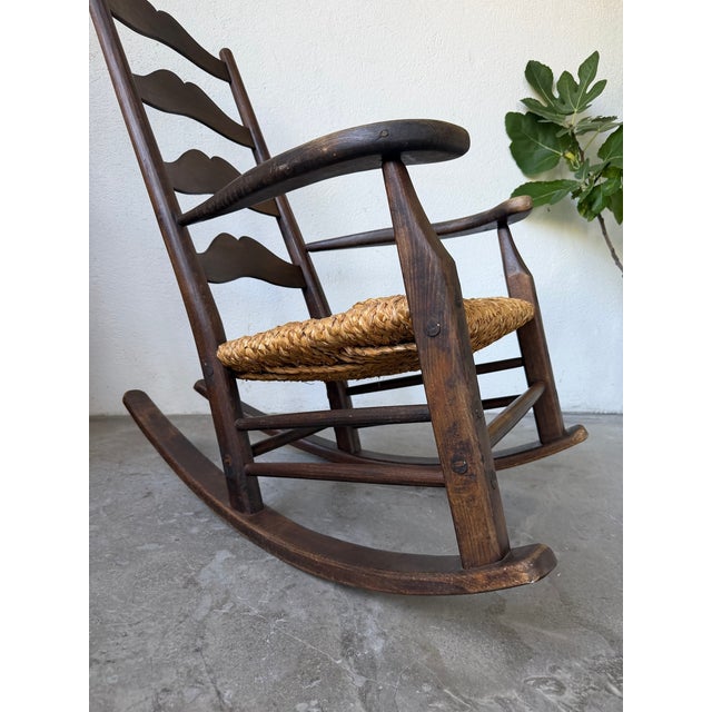 Antique French Rocking Chair, 1900s For Sale - Image 17 of 18