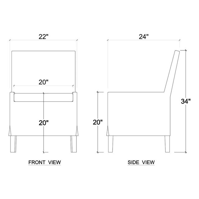 Coastal Slipcovered Dining Chair For Sale - Image 11 of 11