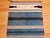 Vintage Southwestern Area Rug, Handwoven Wool, Stripe Pattern, Blue, 3x5 For Sale In Chicago - Image 6 of 12
