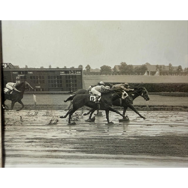 Vintage 47 Original Bert Morgan Dreamer Jamaica Horse Racing Jockey Photograph For Sale - Image 11 of 12