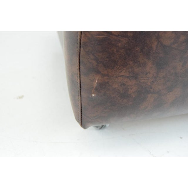 Mid-Century Leatherette Armchairs on Wheels, 1970s, Set of 2 For Sale - Image 14 of 17