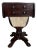Antique Regency Figured Mahogany Sewing Table, 1800s For Sale