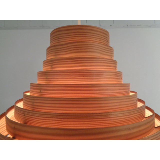 Wooden Lamella Ceiling Lamp by Hans-Agne Jakobsson for Hans-Agne Jakobsson AB Markaryd, 1960s For Sale - Image 14 of 18