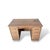 Vintage Pine and Oak Twin Pedestal Desk with Drawer For Sale - Image 9 of 12