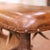 Brown Early 20th Century Austrian Black Forest Antler Lodge Bench With Leather Seat For Sale - Image 8 of 14