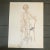 1970s Original Vintage Female Nude Watercolor Painting 1970’s For Sale - Image 5 of 5