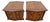 1960s Lane Furniture Cabinets, Side Tables Set, Rustic Spanish Revival, Mediterranean, 2 Pieces For Sale