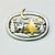1980s 1980s Vintage Boho Chic Americana Hollywood Regency Christmas Tree & Deer Brooch. For Sale - Image 5 of 6