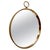 Mid-Century Modern Mirror with Brass Frame, 1890s For Sale - Image 6 of 6