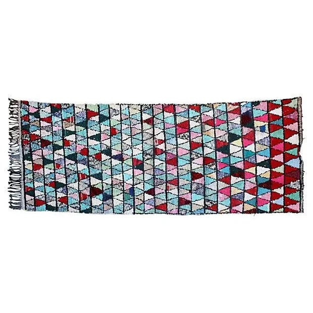Mid 20th Century Moroccan Rug - 8'6'' X 3'4'' For Sale