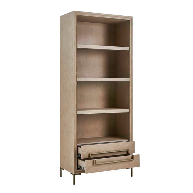 2020s Alessia Light Oak Etagere For Sale - Image 5 of 10