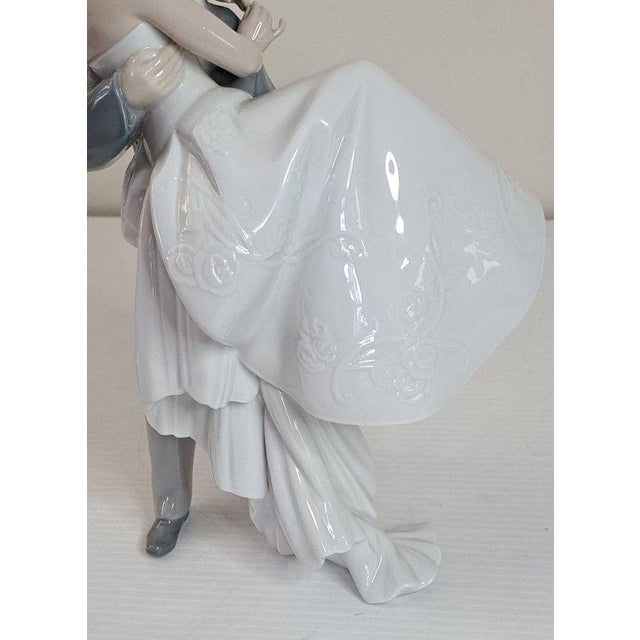 Lladro 8029 the Happiest Day Bride Groom Wedding Figurine 2003 Mint Spain 11"h For Sale - Image 9 of 11
