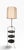 Mid 20th Century Regency Three Tier Floor Lamp Shelf For Sale - Image 9 of 13