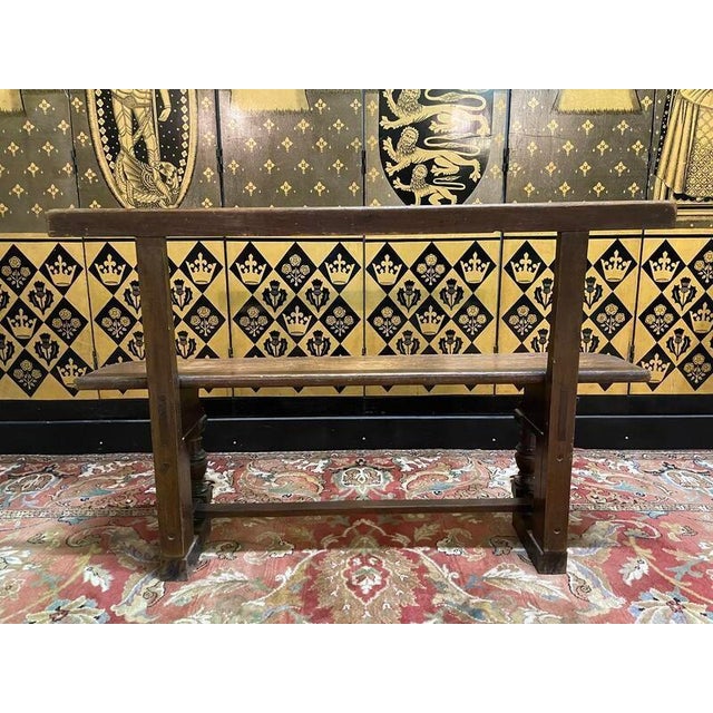 Small Louis XIII Children's Church Bench For Sale - Image 5 of 6