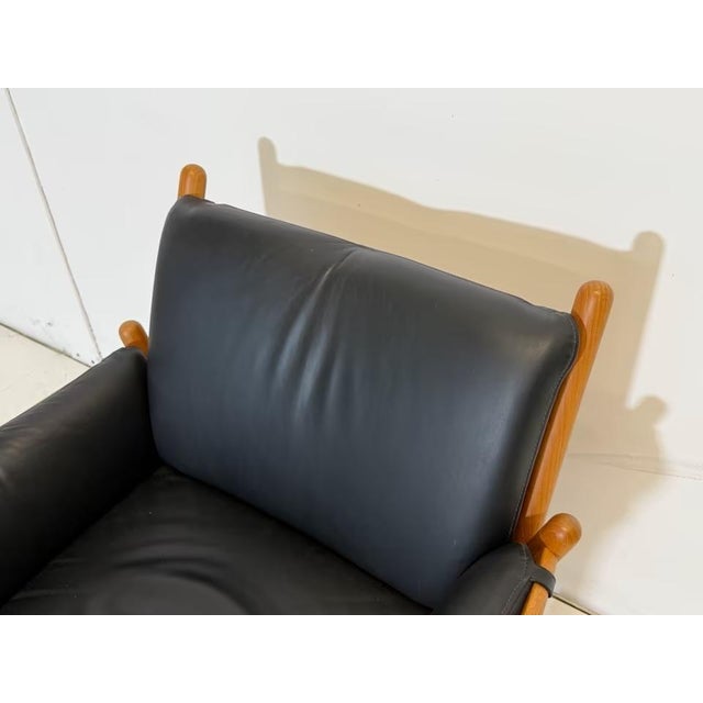 Genius 4 Armchair and Table by Illum Wikkelsø for CFC Silkeborg, Set of 5 For Sale - Image 10 of 14