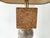 Vintage Cork Cube and Steel Ball Table Lamp, 1970s For Sale - Image 6 of 9