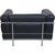LC3 Chair in Black Leather by Le Corbusier, 2000s For Sale - Image 10 of 18