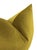 22" Chartreuse Royal Velvet Pillows - a Pair For Sale - Image 4 of 4