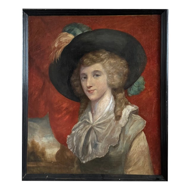 English Aristocrat, 1800s, Oil on Canvas, Framed For Sale