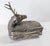 Rustic Late 20th Century South East Asian Cambodian Silverplate Deer Form Betel Box For Sale - Image 3 of 12