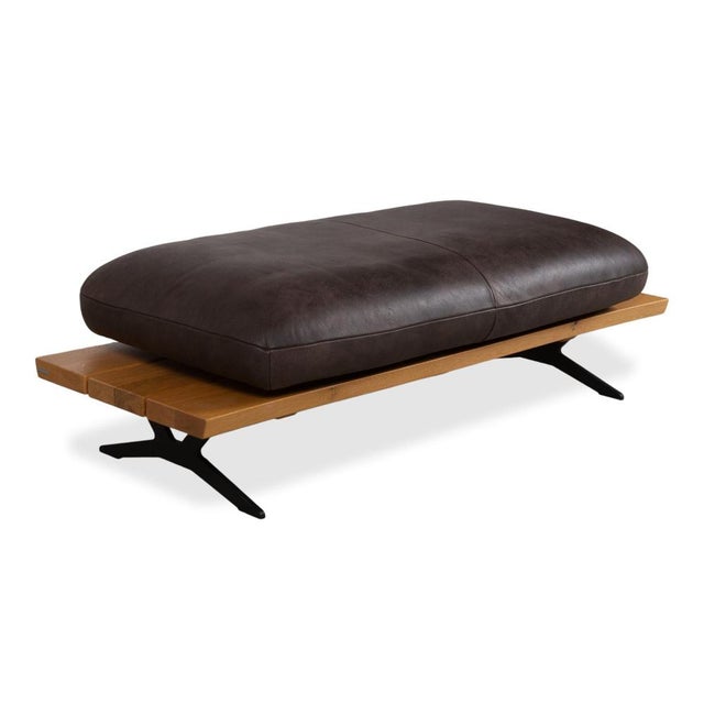 Modern Marylin Leather Stool from Koinor For Sale - Image 3 of 16