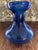 Vintage Hyacinth Cobalt Glass Forcing Vase For Sale In Portland, ME - Image 6 of 6