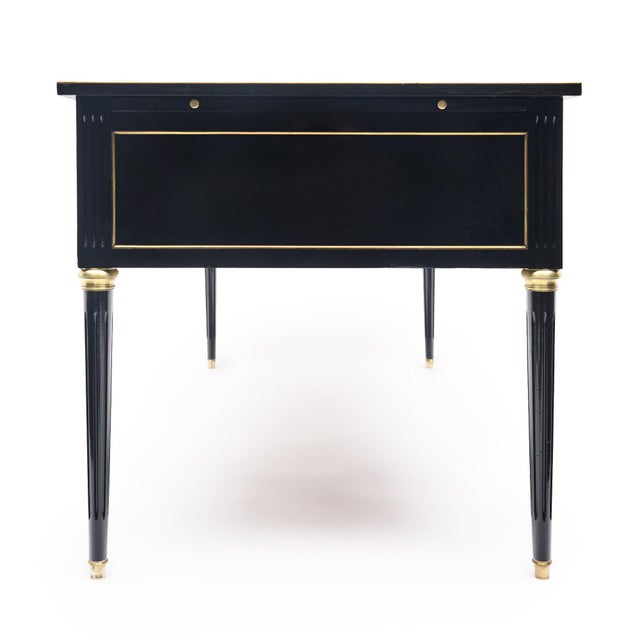 Black Louis XVI Ebonized Writing Desk For Sale - Image 8 of 9