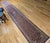 Textile Vintage Tabriz Long Runner, Hand-Woven Wool, All Over Herati Pattern, Navy & Ivory, 3x16 For Sale - Image 7 of 16