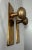 Pair of Antique Gilt Bronze Brass Music Microphone Shaped Door Handles Hardware For Sale - Image 4 of 12