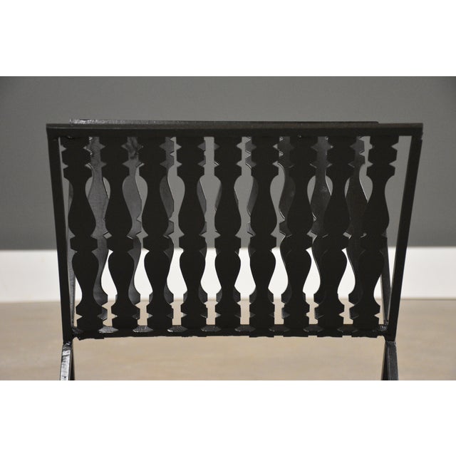 Arthur Umanoff Mid 20th Century Arthur Umanoff Style Magazine Rack For Sale - Image 4 of 4