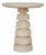 Travertine Layered Cone Side Table by Kiwano Concept For Sale