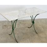 Early 19th Century French 19th Century Marble Top Garden Table For Sale - Image 5 of 16