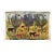 Vintage 1988 Zayed Handwoven Wool Tapestry – Egyptian Folk Art Meadow Scene 4'9" × 3'1" Ft For Sale