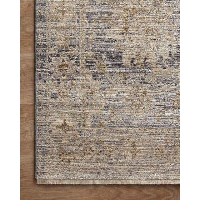 2020s Jean Stoffer x Loloi Katherine Charcoal / Gold 2'-7" x 10'-0" Runner Rug For Sale - Image 5 of 10