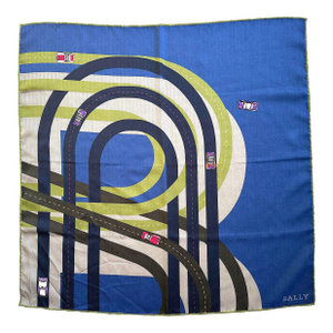 Bally of Switzerland Racing Car Scarf Textile Wall Decor