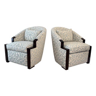 Milo Baughman for Thayer Coggin Studio MB Lounge Chairs, a Pair For Sale