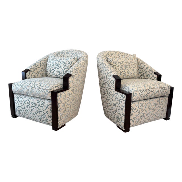 Milo Baughman for Thayer Coggin Studio MB Lounge Chairs, a Pair For Sale