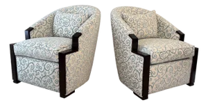Milo Baughman for Thayer Coggin Studio MB Lounge Chairs, a Pair