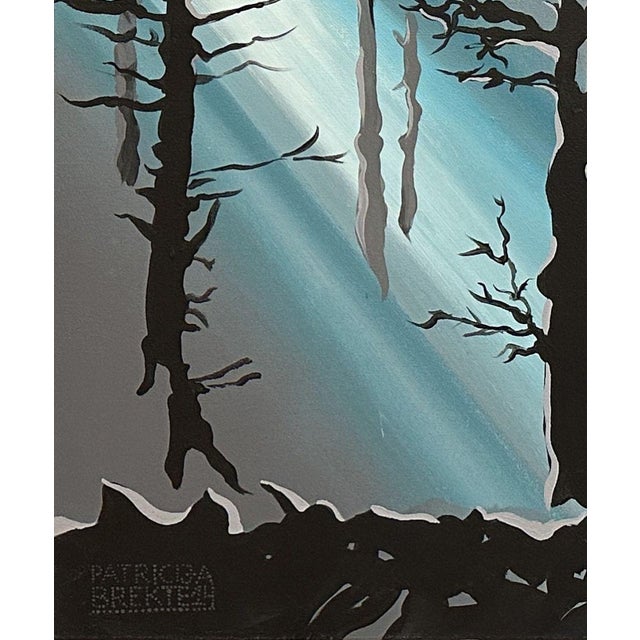 Contemporary Patrīcija Brekte, In the Forest 2, Acrylic on Canvas, 2014 For Sale - Image 3 of 4