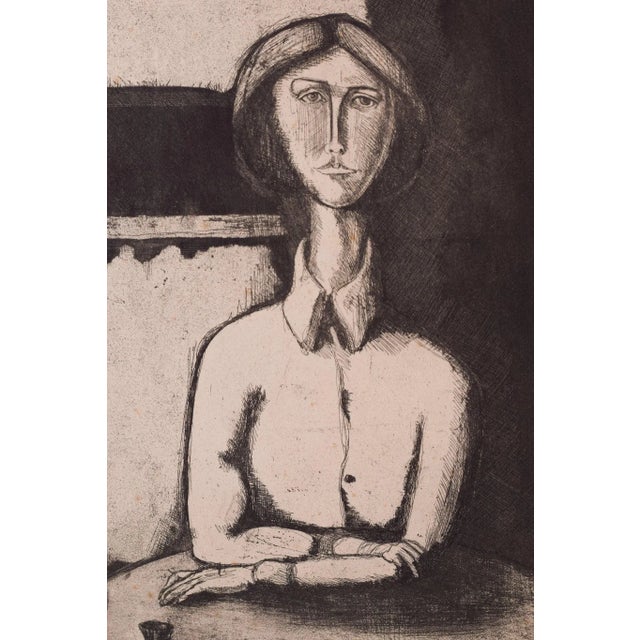 After Pablo Picasso, Portrait of a Lady, 1920s, Etching For Sale - Image 4 of 9