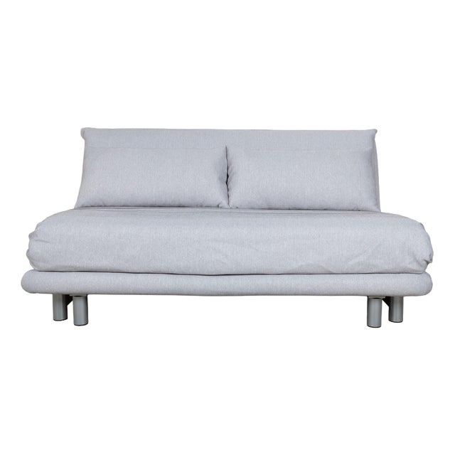 Multy Fabric Three-Seater Grey Manual Function Sleeper Sofa in Verano 600 from Ligne Roset For Sale