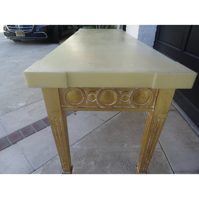 Late 20th Century Italian Neoclassical Console Table For Sale - Image 9 of 11