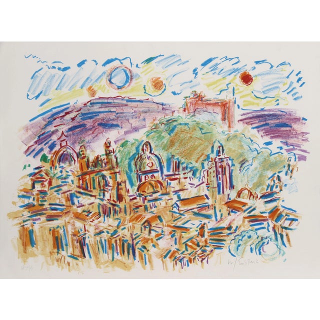 Wayne Ensrud, Enchanted City, Lithograph For Sale