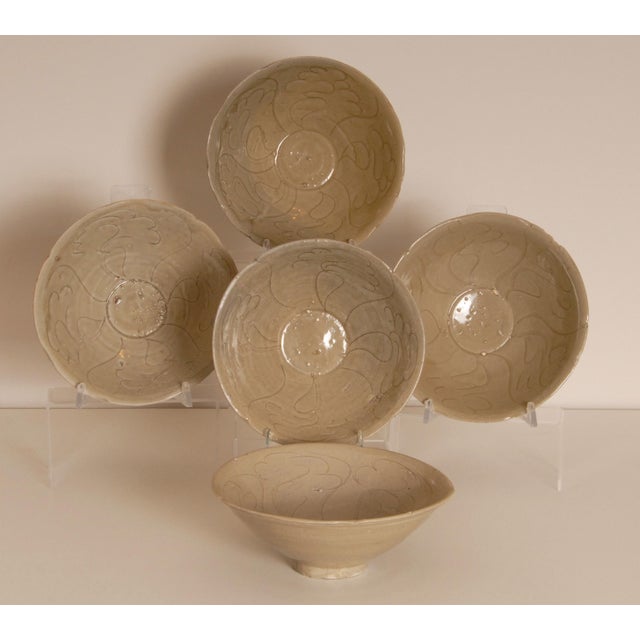 Chinese Ceramic Bowl Celadon Song Period Bowls Jepara Shipwreck Set of 5 For Sale - Image 18 of 18