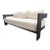 Rh Matira Aluminum Sofa Designed by Harrison & Nicholas Condos 84" | Iron Finish | Natural Performance Textured Weave For Sale