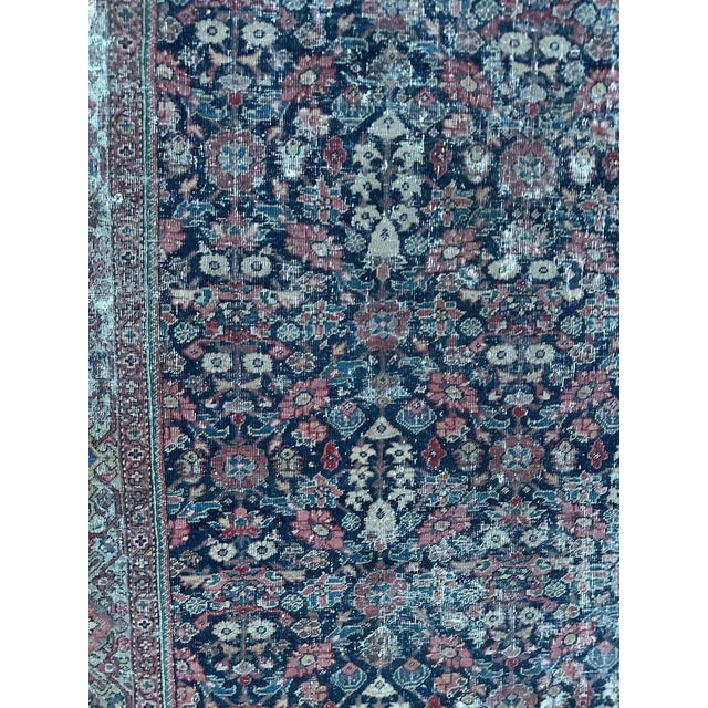 Antique Distressed Farahan Rug, 1890s For Sale - Image 15 of 18