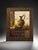 Elegant framed wall art featuring a central urn motif with palm tree accents, geometric patterns, and warm Mediterranean-...