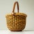American Vintage Signed Nantucket Lightship Basket – Handcrafted With Bone Handle & Geometric Pattern For Sale - Image 3 of 10
