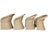 Wood Vintage Sculptural Organic Modern Wicker Dining Set With 4 Barrel Chairs For Sale - Image 7 of 17