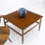 Danish Mid Century Modern Oiled Walnut Dowel Legs Square Coffee Table For Sale - Image 11 of 12